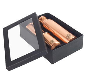 Top Selling Pure Copper <b>Water</b> <b>Bottle</b> with Lid Customized Shape and Size Available <b>for</b> <b>Gym</b> Workouts And Gift <b>Bottle</b>. - Product Image 1