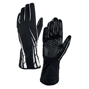 Guantes de karting para interiores Go Kart de nailon personalizados de color negro - Product Image 3