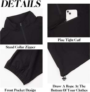 Custom Autumn Men's Half Zip Clothes Lightweight 1/4 Zip Pullover Long Sleeve Golf Quarter Zip Pullover - Product Image 4