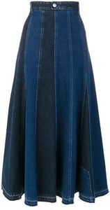 กระโปรงผ้ายีนส์ยาวกระโปรงด้านหน้าผ่าข้างสไตล์ลำลองแบบมีสไตล์ประจำฤดูกาลแฟชันสุดชิค - Product Image 6