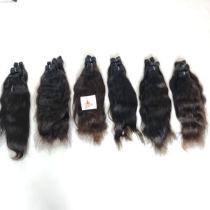 Vente en gros 100% paquets bruts vietnamiens raides naturels femmes noires extensions de cheveux humains de trame bon marché non traité - Product Image 3