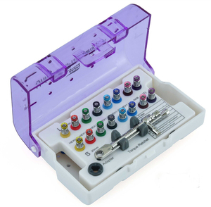 Kit de fraise d'osseodensification d'implant dentaire de haute qualité prothétique universel 10-70NCM pilotes à cliquet Kit chirurgical d'implant dentaire - Product Image 1
