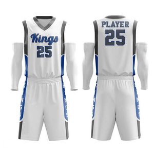 New America maillot de basket-ball unisexe nom personnalisé imprimé séchage rapide été réversible uniformes d'équipe grande taille respirant - Product Image 1