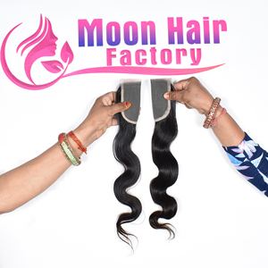 2025 prix bas fournisseur et exportateur Body Wave cheveux fermeture Remy indien extension de cheveux humains tous les produits disponibles à la vente - Product Image 6