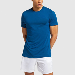 T-shirt de sport décontracté pour homme en gros, respirant, tricoté, personnalisé, à séchage rapide - Product Image 1