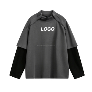Sudadera con Capucha de Algodón de Alta Calidad, Lavado Ácido, Estilo Holgado, Doble Capa, Manga Larga para Hombre - Product Image 6