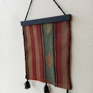 Tapiz Cuadrado Abstracto Tejido Estilo Boho Vintage Moderno, Decoración de Pared Lavable para Diwali, Bodas, Cumpleaños, Aniversarios - Etsy - Product Image 1