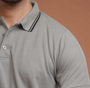 Chemises de golf personnalisées pour hommes avec broderie, boutons, coton/polyester, respirantes, séchage rapide, écologiques, manches courtes, 220 grammes - Product Image 2