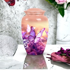 Urna artesanal para cenizas humanas | Recuerdo conmemorativo Premium | Caja de urna de latón para adultos Premium - Product Image 3