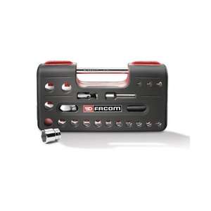 Jeu de clés à cliquet extensibles Facom 1/2'' métriques à 6 points (21 pièces) Kit d'outils à douilles de haute qualité - Product Image 2