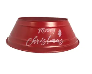 Collar de árbol de Navidad de metal en el último diseño Soporte de árbol de Navidad de metal de nueva apariencia para uso de decoración de Navidad en precio barato - Product Image 3