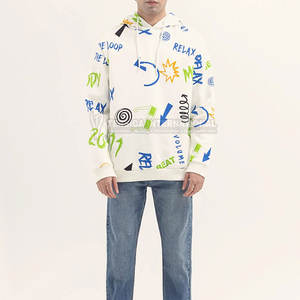 Sweat à capuche confortable pour hommes Tissu léger en coton mélangé pour un usage quotidien Sweat à capuche pour hommes - Product Image 6