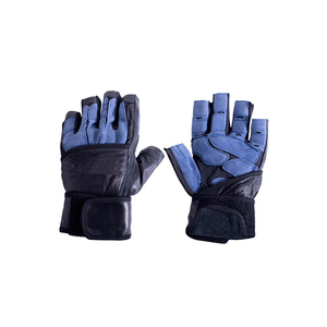 Gants de musculation rembourrés et respirants durables enveloppement de poignet poignée de paume sangles réglables pour l'entraînement de musculation - Product Image 1