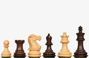 Pièces d'échecs en bois de qualité export, série Collector, Staunton, bois de sheesham et buis naturel, roi de 2,6 pouces, au meilleur prix - Product Image 5