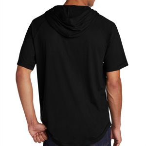 Sweat à capuche à manches courtes pour hommes de haute qualité, confortable et élégant, parfait pour les vêtements décontractés et les activités de plein air - Product Image 4