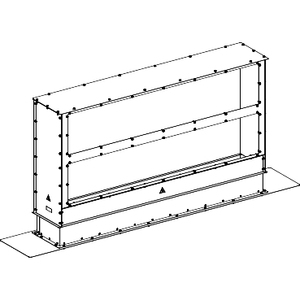 Per SCHNEIDER ELECTRIC KTB0001CR6 Contenitori per Elettronica e Strumentazione Canalis KT Hori Cover Feed EL N1 a N2 - Product Image 1
