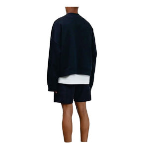 Sweat-shirt en molleton de coton mélangé avec logo personnalisé pour hommes pull-over imprimé hiver Streetwear Offre Spéciale vêtements d'approvisionnement - Product Image 5