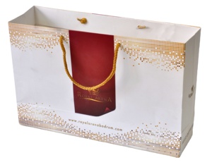 Custom Printed Luxury Paper <b>Bags</b> with Rope Handles Matte Laminated Eurotote Shopping <b>Bags</b> - Product Image 2