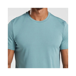 Camiseta Básica de Algodón con Logotipo Personalizado para Hombre, Lisa, de Tela Suave, Alta Calidad, al por Mayor - Product Image 2
