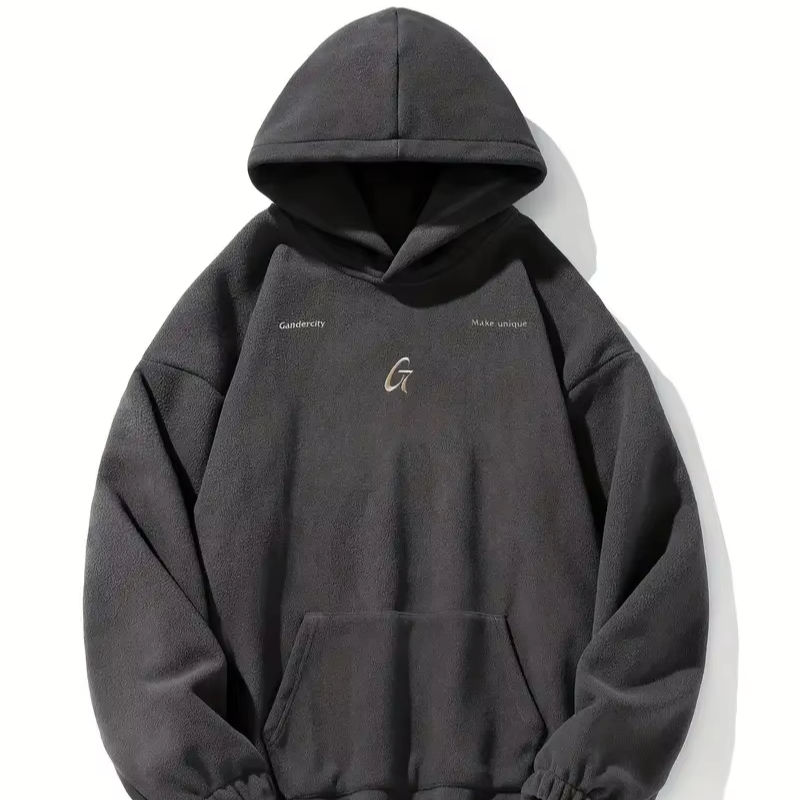 Hot Sale Men's Hoodies With Long Sleeves For Winter 100% Cotton Basics High Quality Plain Dyed Best Material