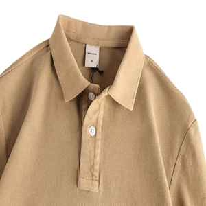 เสื้อยืดลำลองผู้ชายสำหรับฤดูร้อน ระบายอากาศได้ดี แขนสั้น มีกระเป๋า ผ้าถักเนื้อเดนิม ไนลอน 100% ปักลายตามสั่ง - Product Image 3