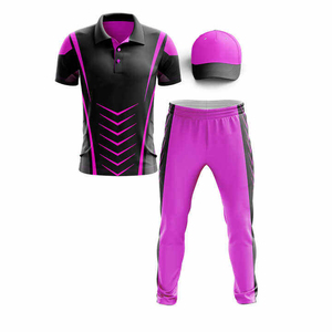 Uniformes de Cricket Sublimados Hechos en Pakistán, 100% Poliéster, Reversibles, Personalizados, de Media Manga, Secado Rápido y Transpirables - Product Image 4