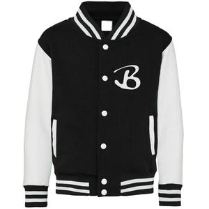 Chaqueta universitaria con iniciales personalizadas, diseño personalizado al por mayor, chaqueta universitaria de béisbol con estampado personalizado, chaqueta universitaria con letras - Product Image 2