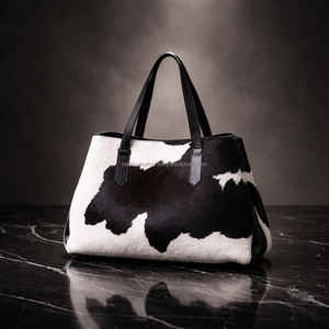 กระเป๋าถือหนังแท้ขนสัตว์สำหรับผู้หญิง รุ่น LHTB-0023 ดีไซน์หรูหรา ใช้งานได้หลากหลาย เปิดปิดง่าย เหมาะสำหรับฤดูร้อน - Product Image 6