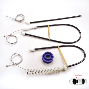 Kit de réparation de lève-vitre avant droit BWR989 pour Phaeton 3D MK1 2002-2016 V6 V8 W12 SWB LWB 3D1837462 - Product Image 1