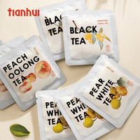 Tianhui Macnufactur pliable papier coffrets cadeaux impression personnalisé fermeture éclair ouverture boîte de papier thé emballage cadeau personnalisé