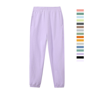 กางเกงวอร์มขายาวสำหรับผู้ชายกางเกงกันเหงื่อระบายอากาศได้ดีผ้าคอตตอนเนื้อนุ่มแบบลำลอง - Product Image 1