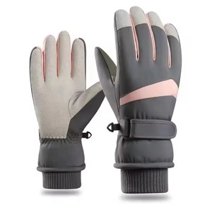 Guantes de esquí Softshell 2022 para hombre, impermeables, para nieve, Snowboard, diseño de logotipo personalizado, guantes deportivos de esquí, hechos a mano - Product Image 5