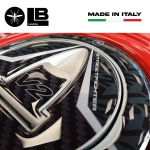 Adesivi 3D Personalizzati per Tappo Serbatoio, Decalcomanie Compatibili per Moto Ducati Streetfighter V2 2022-2024 - Product Image 5
