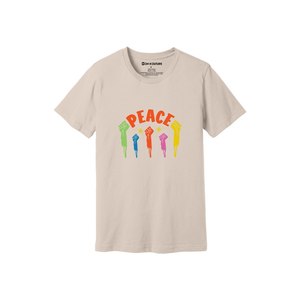 T-shirt en tissu 100% coton imprimé sur le thème de la gentillesse, grammage lourd (160-180 GSM), 12 couleurs disponibles, personnalisez votre propre design et placement - Product Image 1