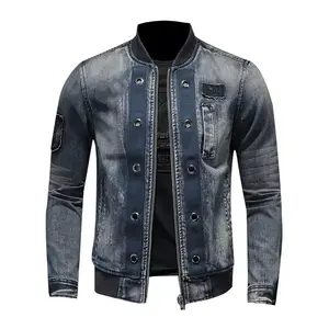 Nouveau modèle Vente en gros dernière vente chaude veste en jean fantaisie en coton pour hommes veste en jean pour hommes veste en jean pour hommes - Product Image 1