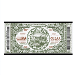 Sello Verde en la Caja de Cigarros Cubanos, Cajas de Cigarros con Pruebas de Autenticidad con Imagen Fluorescente Verde Oculta, Sellos y Códigos de Verificación - Product Image 6