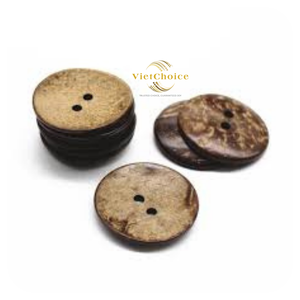 Botones de Cáscara de Coco de Alta Calidad Estilo Vintage - Ecológicos con Logotipo Grabado en Relieve, Forma Redonda, Grabado Personalizado |   VietChoice - Product Image 5