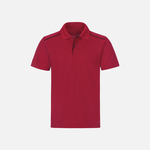Vente en gros 100% coton brodé sur mesure pour hommes polos à boutons courts vierges de golf anti-rides - Product Image 1