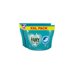 <b>Fairy</b> <b>Non</b> <b>Bio</b> PODS Washing Liquid Capsules, For Sensitive Skin, 108 Washes (54x2) - Product Image 1