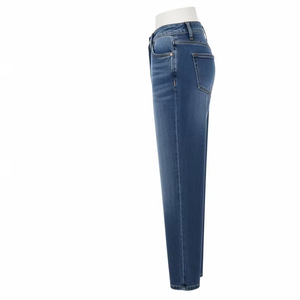 Pantalones Vaqueros de Poliéster para Mujer, Corte Holgado, Material de Poliéster Suave, Diseño Cómodo, Ropa Casual para Uso Diario - Product Image 5