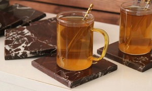 Top Selling Good Quality <b>Marble</b> <b>Coaster</b> For Home Hotel Office Use Item Best Quality Serving Drinks <b>Coaster</b> With Customize Shape - Product Image 3