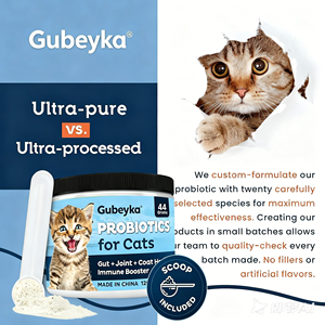 OEM ODM Door dierenartsen aanbevolen probiotica poeder Darmgezondheid Immuunversterker Spijsverteringsgezondheid Glanzende vacht ondersteuning Graanvrij Hoog eiwitgehalte - Product Image 3