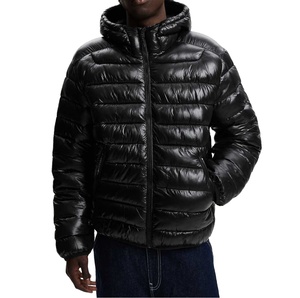 แจ็กเก็ตขนเป็ดด้านหน้ามีซิปด้านหน้าของผู้ชายเสื้อนอกบุหนาทันสมัยสำหรับฤดูหนาว - Product Image 1