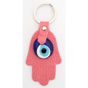 Porte-clés en cuir 12x5 cm Oeil de verre Accessoire porte-clés premium - Product Image 4