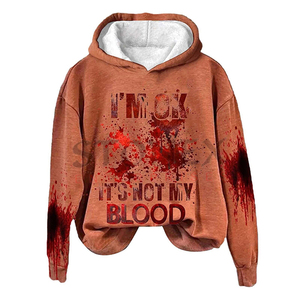 2025 nuevas sudaderas con capucha de personalización para mujer Sudadera con capucha de gran tamaño de corte bajo con hombros caídos - Product Image 1