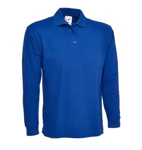 Polo de golf à manches longues imprimé et personnalisé pour hommes OEM Polos brodés à manches longues en coton personnalisés pour hommes de haute qualité - Product Image 3