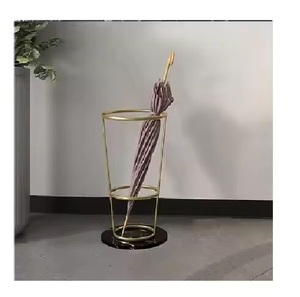 Porte-parapluie en métal de style nordique luxueux porte-parapluie suspendu décoratif à la maison Vintage moderne à des prix raisonnables - Product Image 3