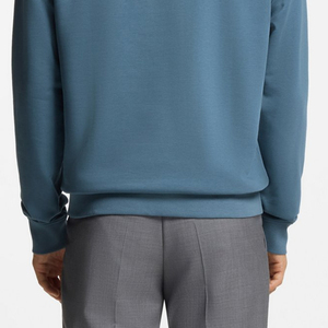 Sweat-shirt pour homme coupe classique / Prix de gros avec col zippé montant, pull de haute qualité avec logo personnalisé, vêtement décontracté 2026 - Product Image 6