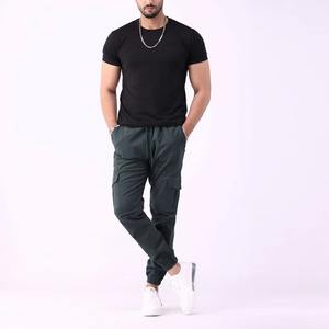 Men's <b>Pants</b> Washed Stretch <b>Pants</b> <b>Trousers</b> Solid Color Mid-Waist Loose Breathable Straight-Leg Casual Thin Sports <b>Pants</b> <b>Boys</b> - Product Image 1
