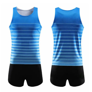 Uniforme de Atletismo sin Mangas de Color Único y Fresco, Color Atractivo, Sublimación, Fabricación en Fábrica - Product Image 2